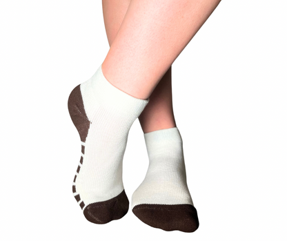 YoU® Bamboo &amp; Coffee Bean • Ankle Compression Socks • 20-30 mmHg