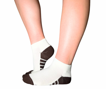 YoU® Bamboo &amp; Coffee Bean • Ankle Compression Socks • 20-30 mmHg