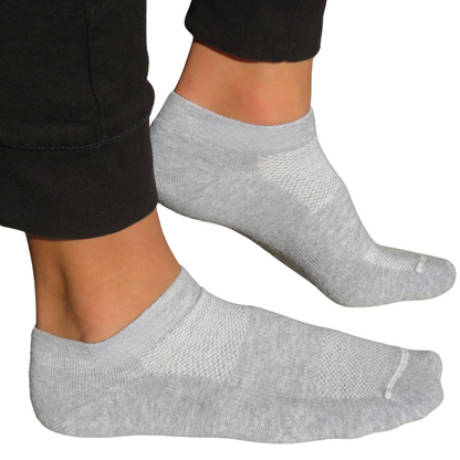 YoU Compression® Grey Sport • 20-30 mmHg Ankle Socks