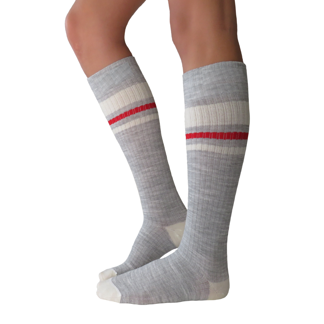 YoU® Classic Merino Wool Knee High • Travel &amp; Sport 15-20 mmHg Compression